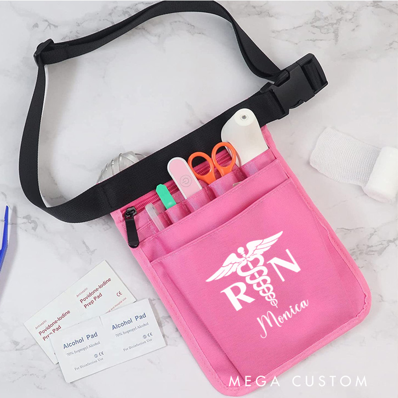 Personalized Nurse Tool Belt Nurse Waist Bag Nurse Fanny Pack Organizer Belt Nurse Hip Pack Nurse Assistant Gift 