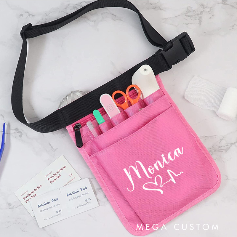 Personalized Nurse Tool Belt Nurse Waist Bag Nurse Fanny Pack Organizer Belt Nurse Hip Pack Nurse Assistant Gift 