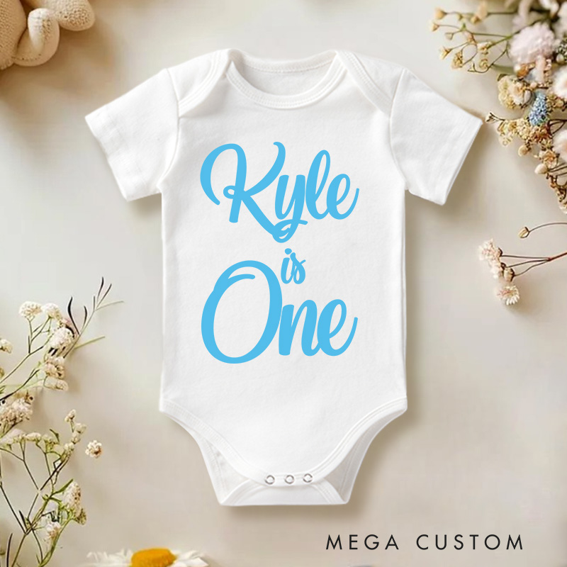 Personalized Personalised Baby First 1st Birthday Baby Onesie Funny Baby Gift