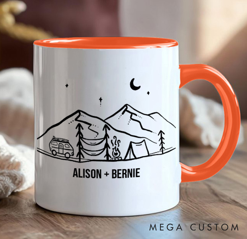 Personalized Camping Adventurers Hiking Mug Gift for Travel Outdoors Lovers