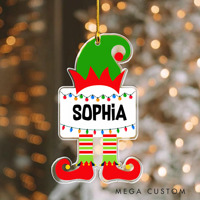 Personalized the Elf Christmas Ornament 2025 Acrylic Ornament Movie Christmas Gift Film Xmas Gift Christmas Decor