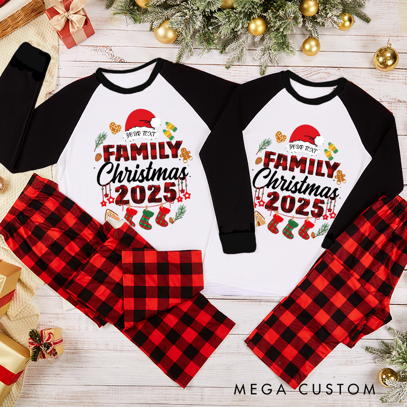 Personalized Family Matching Christmas Pajama Sets Funny Family Christmas Pajama Sets Family Christmas Santa Pajama Sets Custom Family Matching