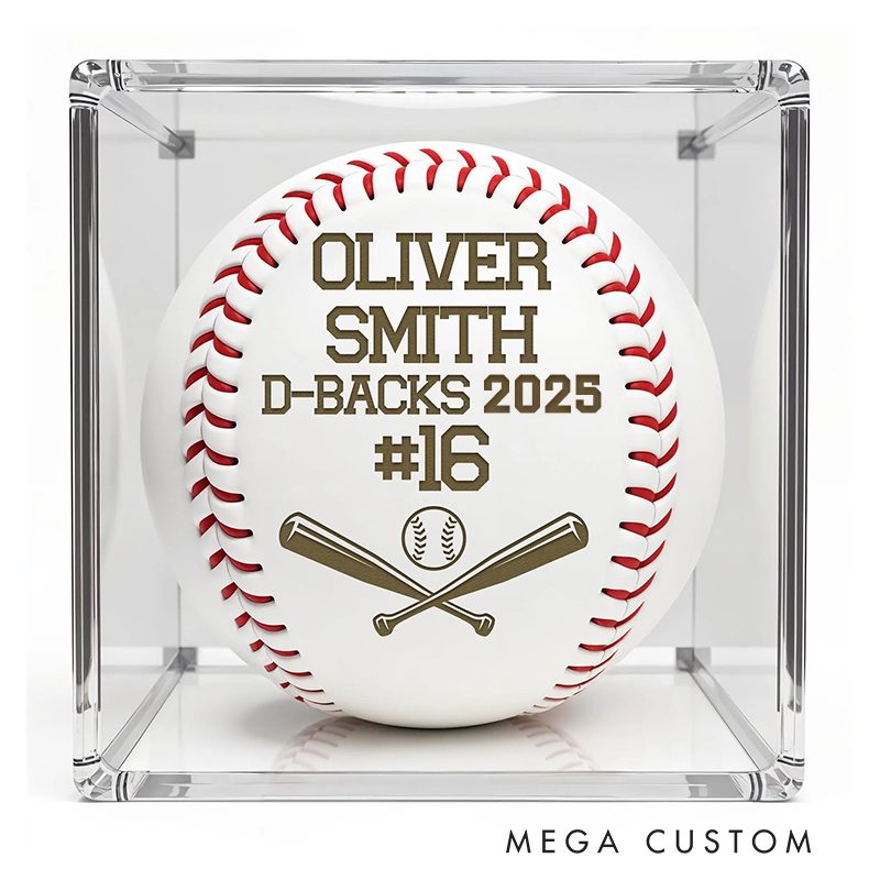 Personalized Custom Baseball Featuring Player Name Team and Number  