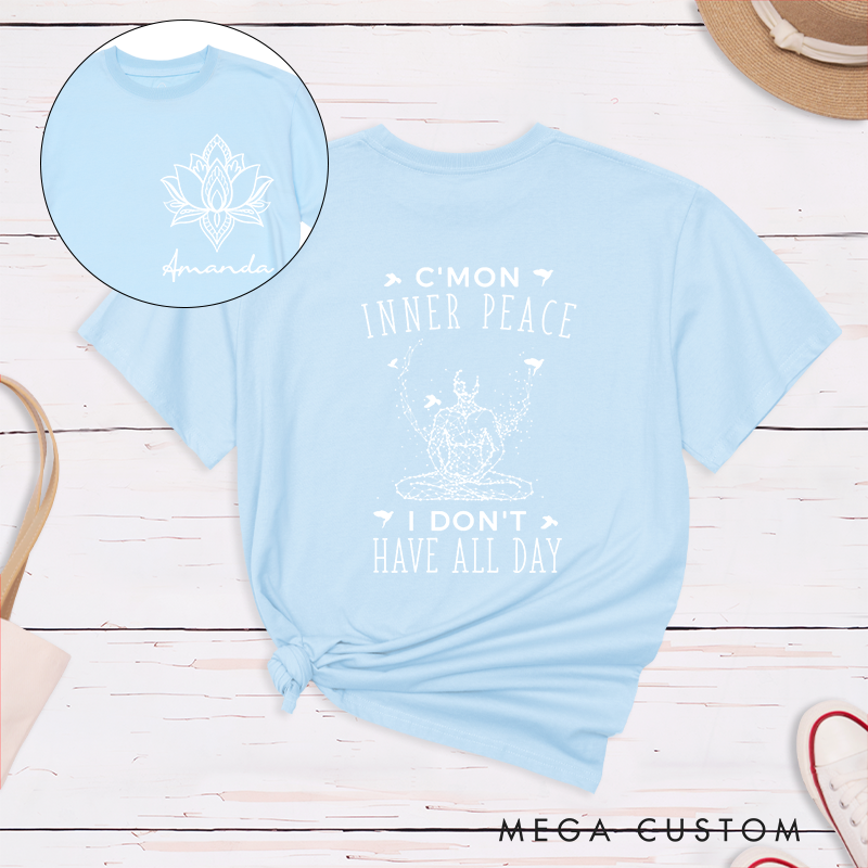 [Copy]Personalized Spiritual T-Shirt Meditation and Self-Love Design Yoga T-Shirt Perfect Gift for Yoga Lover and Meditation