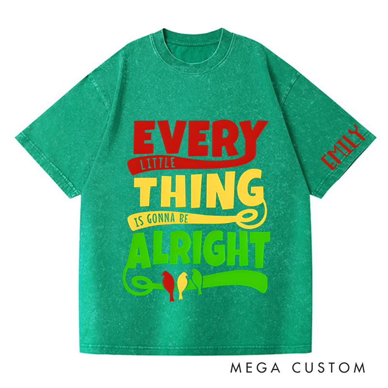 Personalized Washed T-Shirts Hey You Out There in the Cold Getting Lonely Getting Old Can You Feel Me T-Shirt