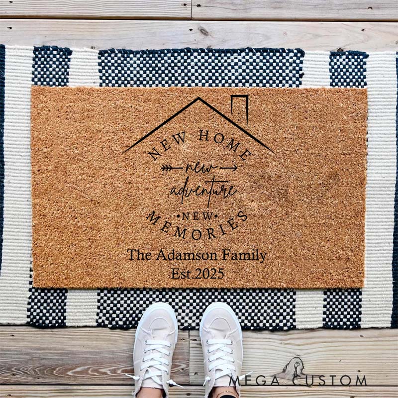 Personalized Elegant Welcome Doormat a Personalized Housewarming Gift to Add Style and Warmth to Your New Home