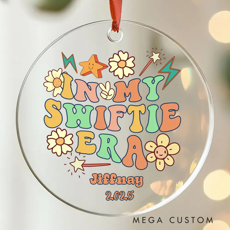 Personalized Christmas Ornament and Fan Christmas Ornament in My Era Ornament