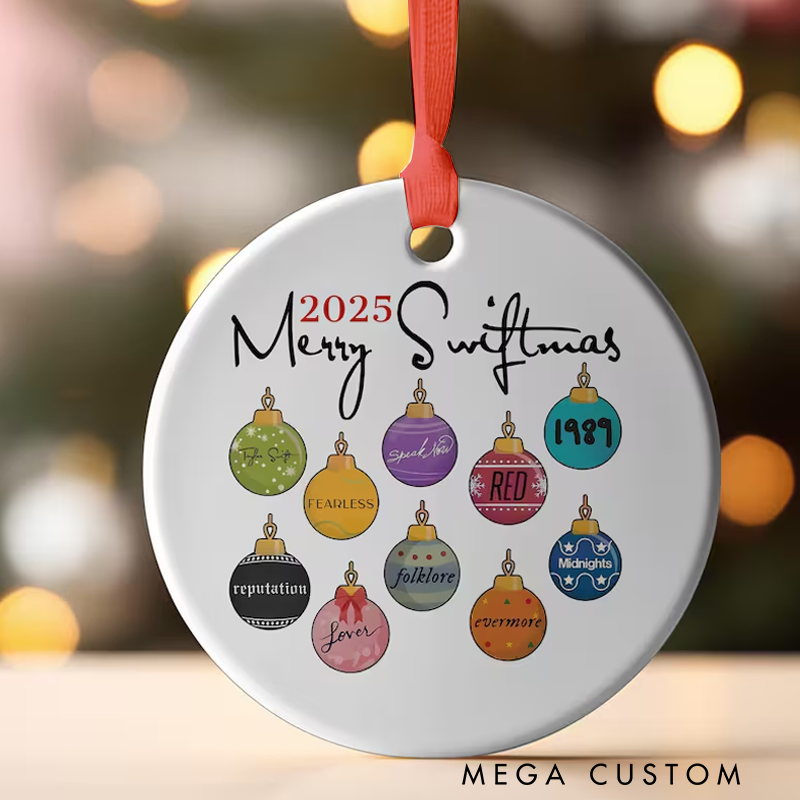 Personalized Christmas Ornament Custom Ornament with Name Concert Ornaments