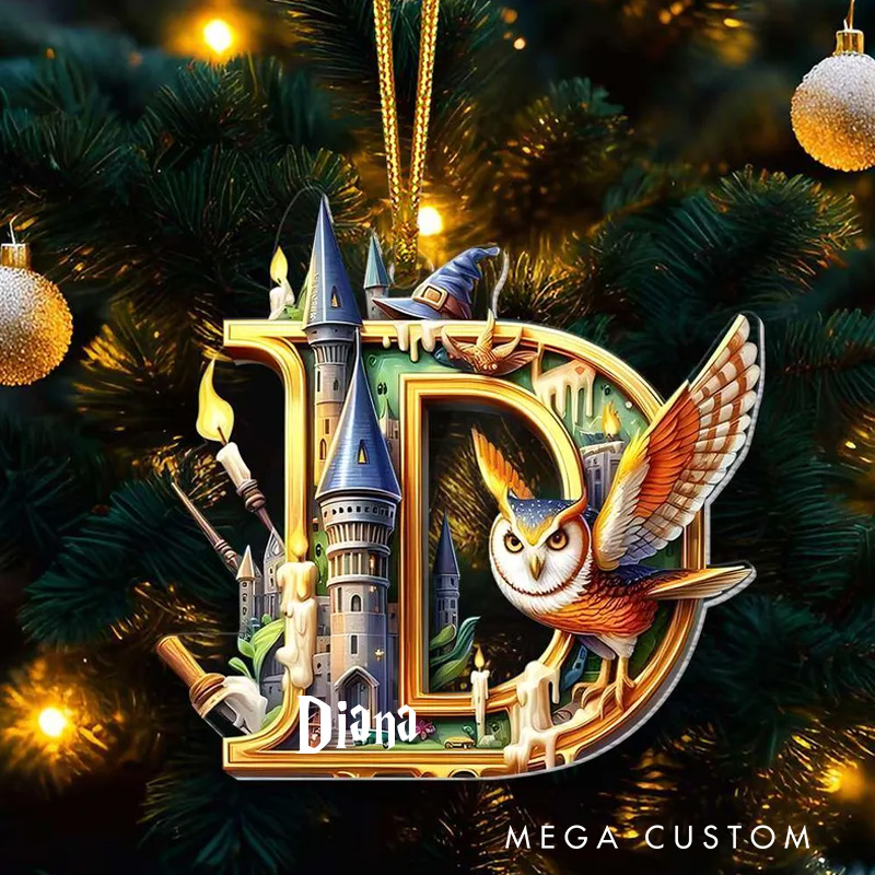 Personalized Magic Movie Owl Movie Fan 2D Flat Acrylic Ornament Movie Christmas Gift Film Xmas Gift Christmas Decor