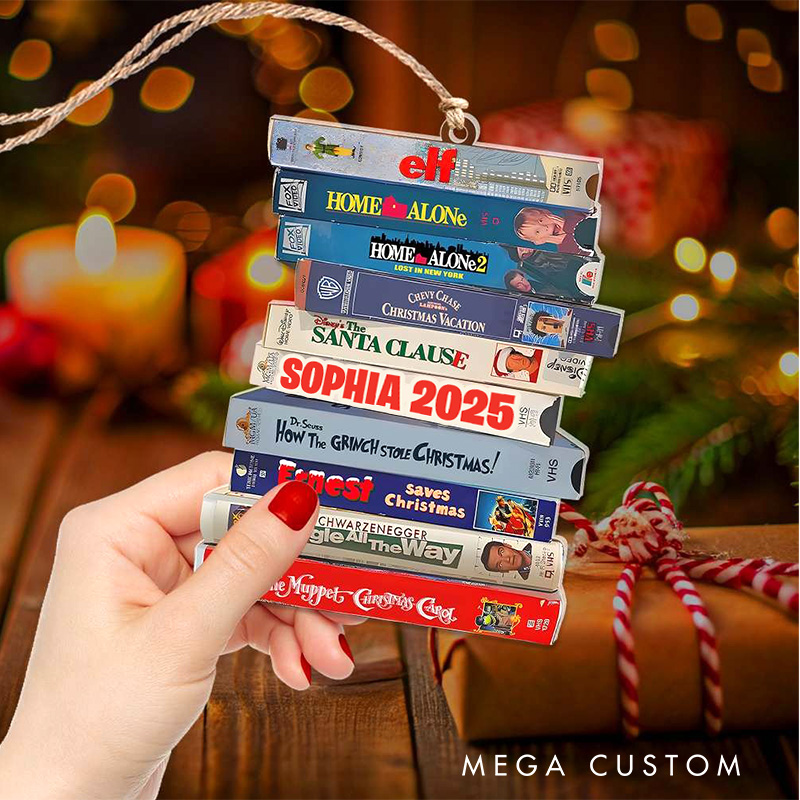 Personalized Classic Christmas Movies Acrylic Ornament Movie Christmas Gift Film Xmas Gift Christmas Decor