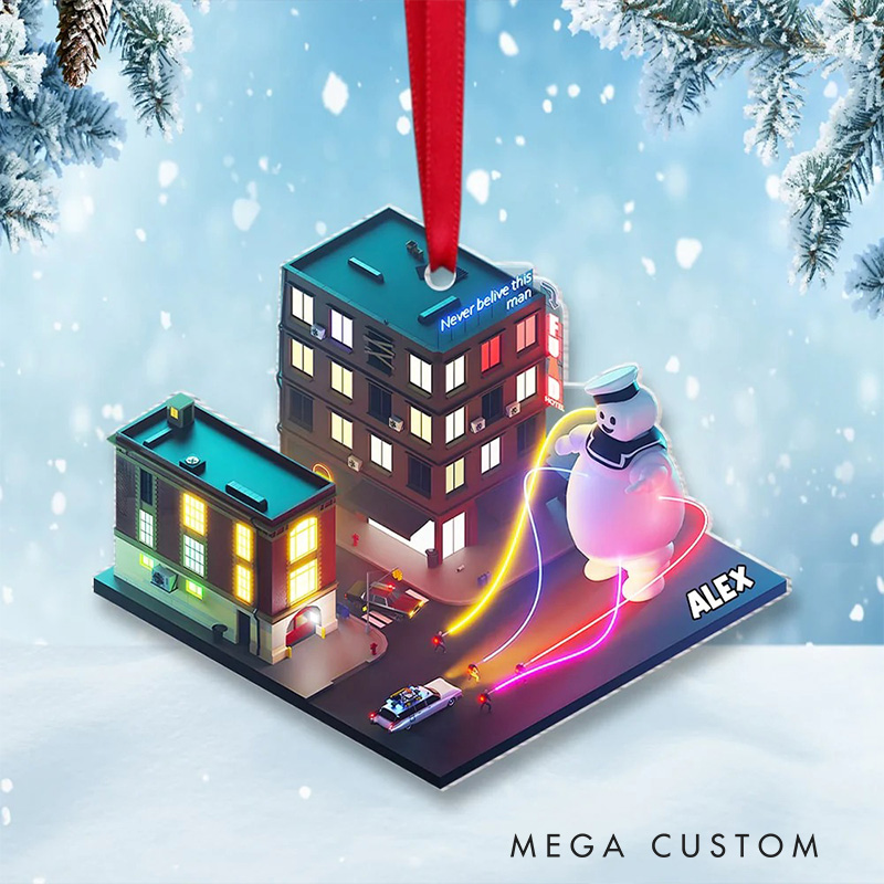 Personalized Hunting Movie Fan 2D Flat Acrylic Ornament Movie Christmas Gift Film Xmas Gift Christmas Decor