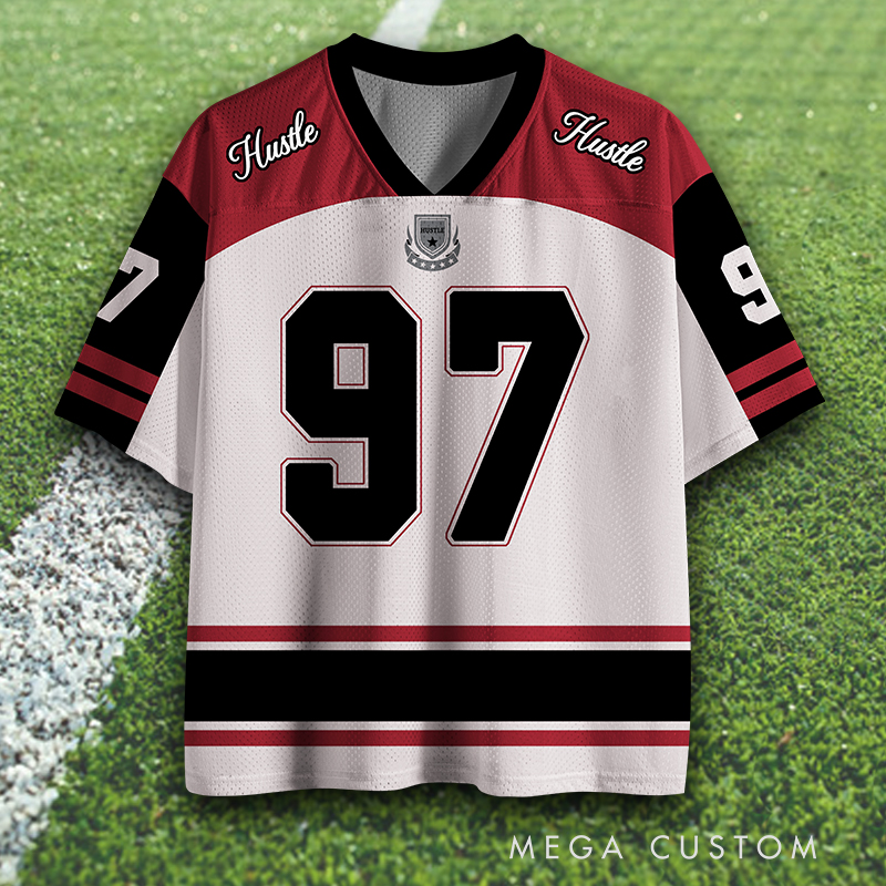 Personalized Sports Jersey with Custom Name and Number Design  