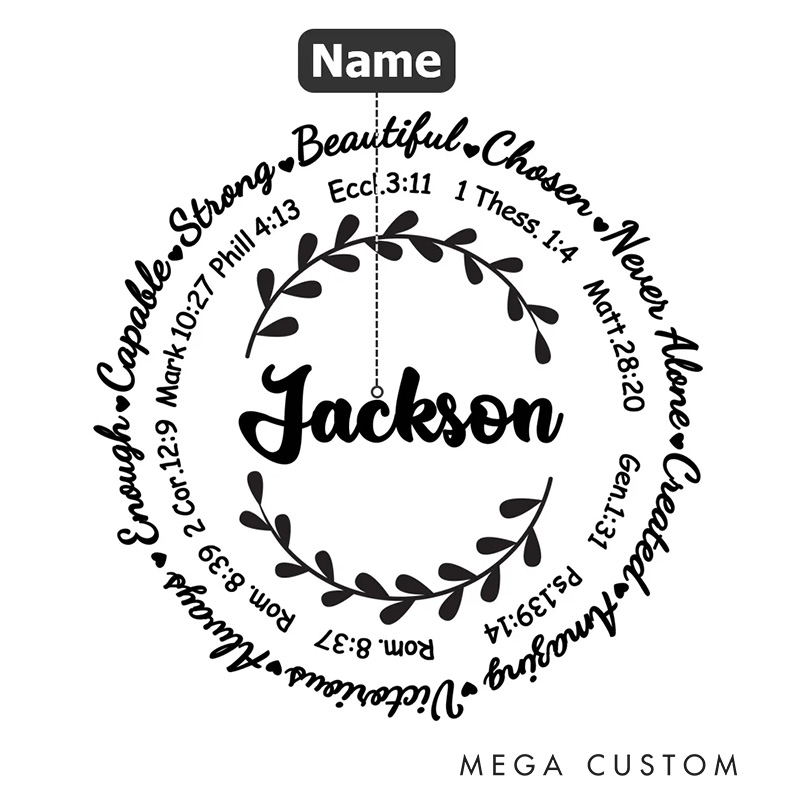 Personalized Religion Bible Verses Book Embosser Hand Held Embosser Embossing Stamp with Name Positive Gift for Bookworm Christian