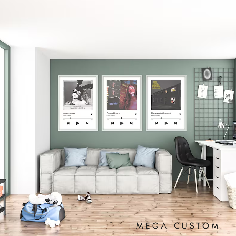 Personalized Album Poster Wall Art Without Frame Home Decor Custom Music Gift Album Cover Choose Your Own Album Personalized Print