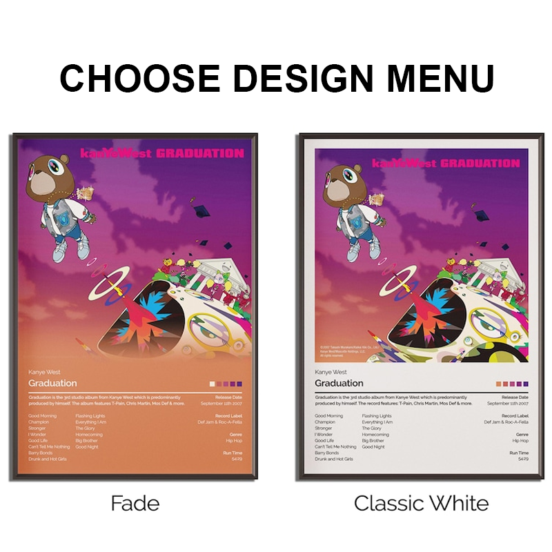 Personalized Album Poster Wall Art Without Frame Home Decor Custom Music Gift Album Cover Choose Your Own Album Personalized Print