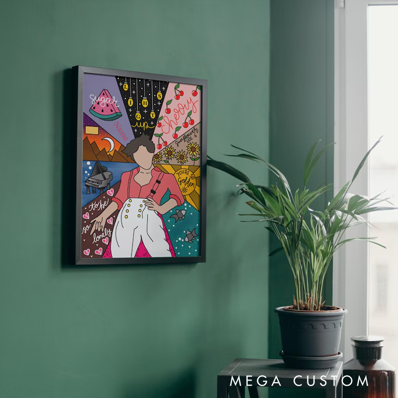 Personalized Poster Art Print Fan Music Album and Wall Art Without Frame