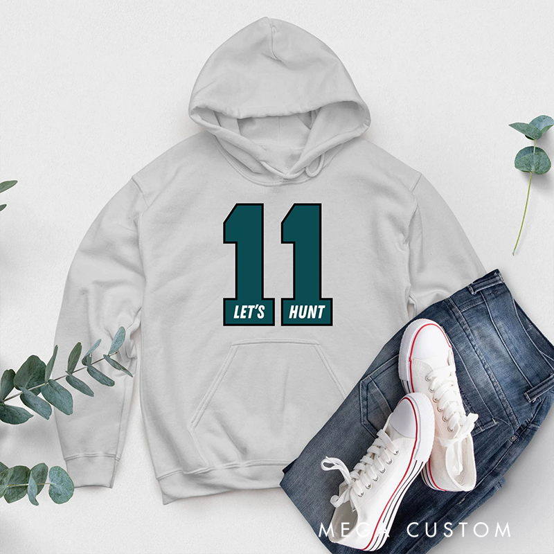 Personalized Sports Hoodie with Custom Number Design