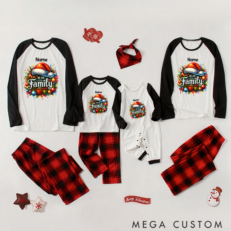 Personalized Family Christmas Pajamas for Creating a Joyful Atmosphere with Colorful Holiday Style