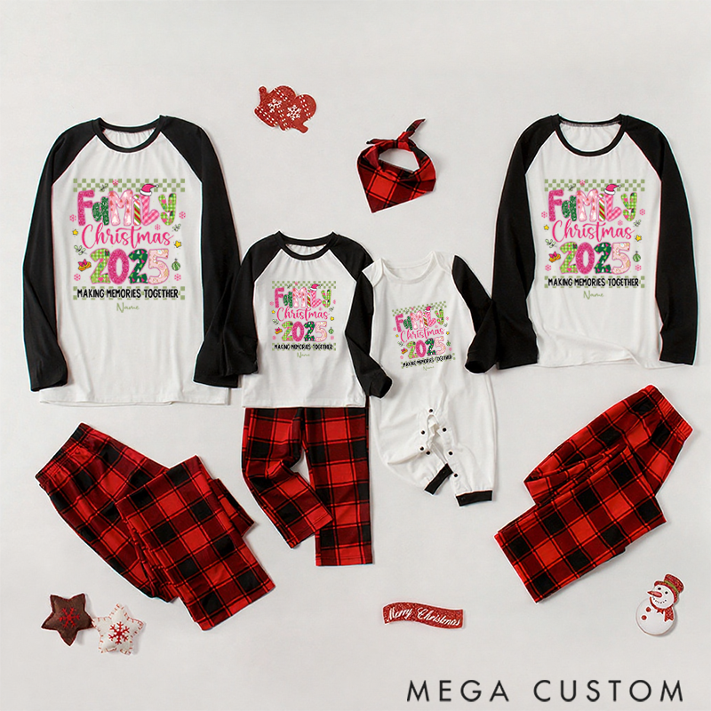 Personalized Family Christmas Pajamas for Celebrating the Magic and Cheer of Christmas with Family