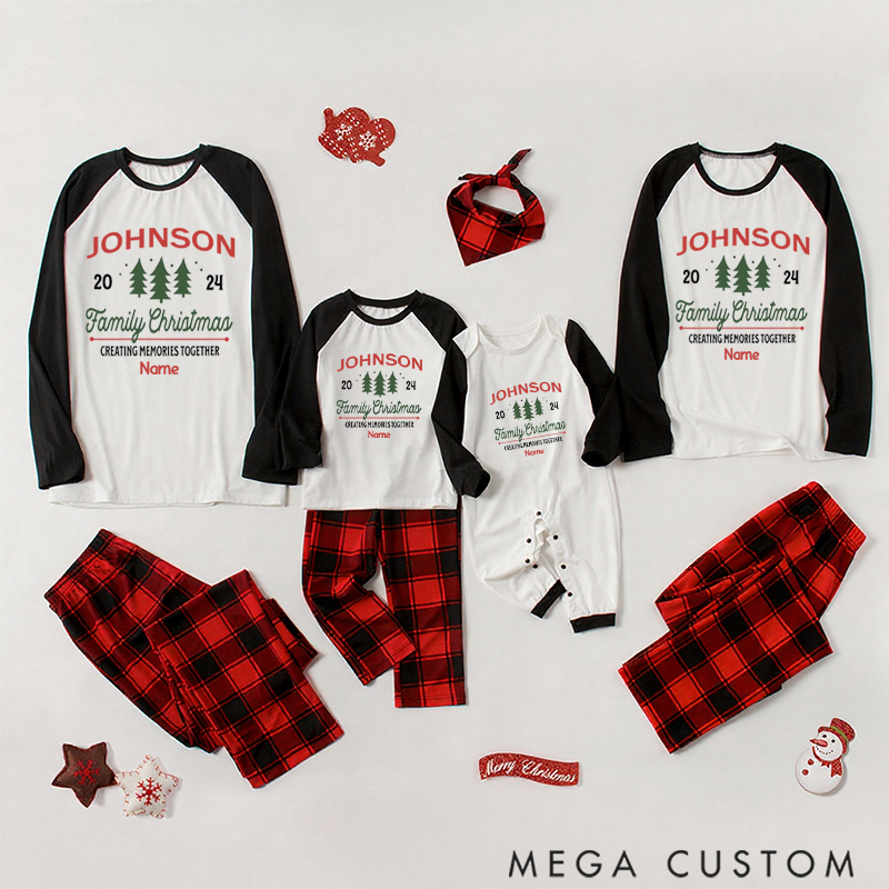 Personalized Family Christmas Pajamas for Spreading Joy and Happiness with Personalized Holiday Designs