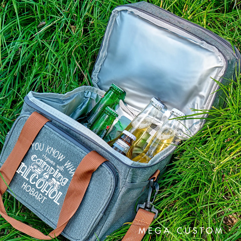 Personalized Cooler Bags Custom Camping Outdoor Party Cooler Bags Gift for Hiker Outdoor Enthusiasts