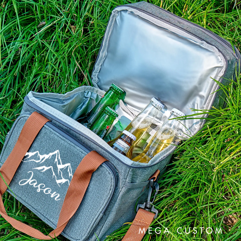 Personalized Cooler Bags Outdoor Picnic Beer Bag Custom Camping Hiking Picnics Bag Gift for Outdoor Enthusiasts