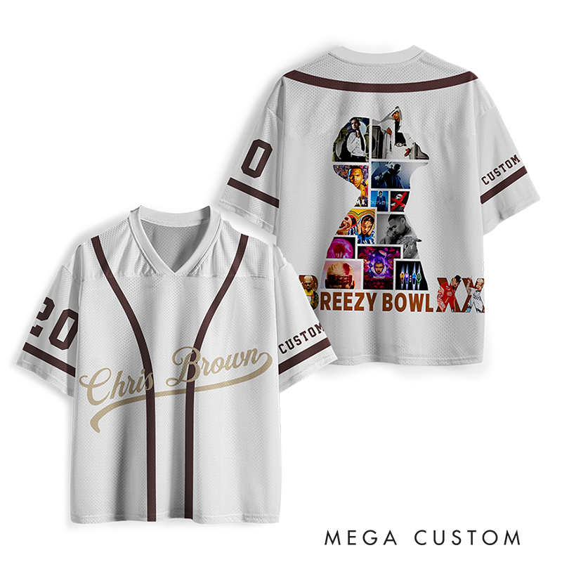 Personalized Hip Hop Music Tour Jersey Football Jersey Mesh Concert Outfit Concert Shirt Gift for Fans Country Music