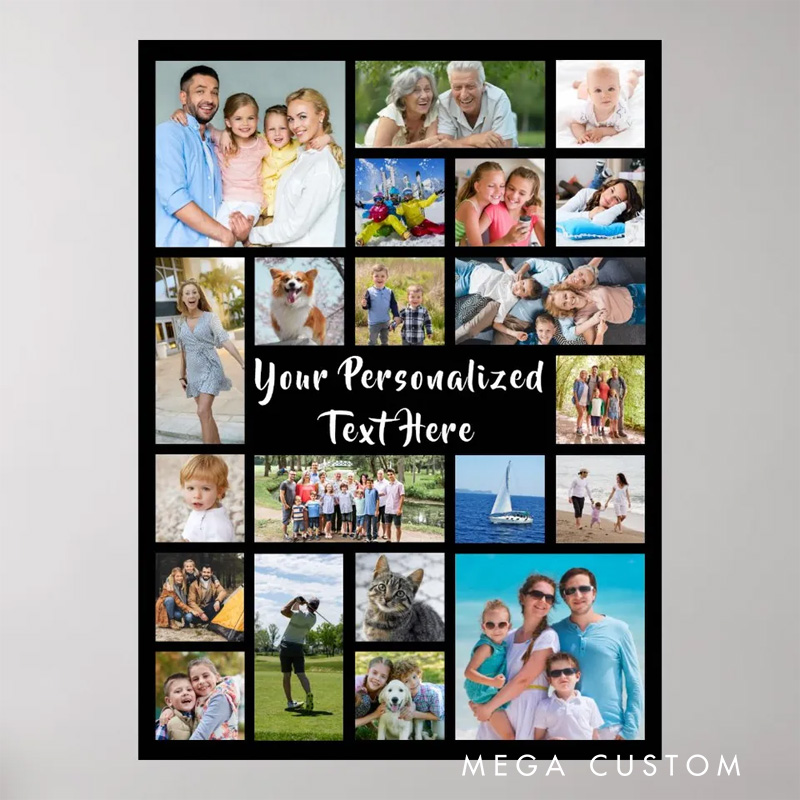 Personalized Make Memories Together Photo Wall Art For Family Poster Without Frame Custom Art Lover Gift Custom Portrait