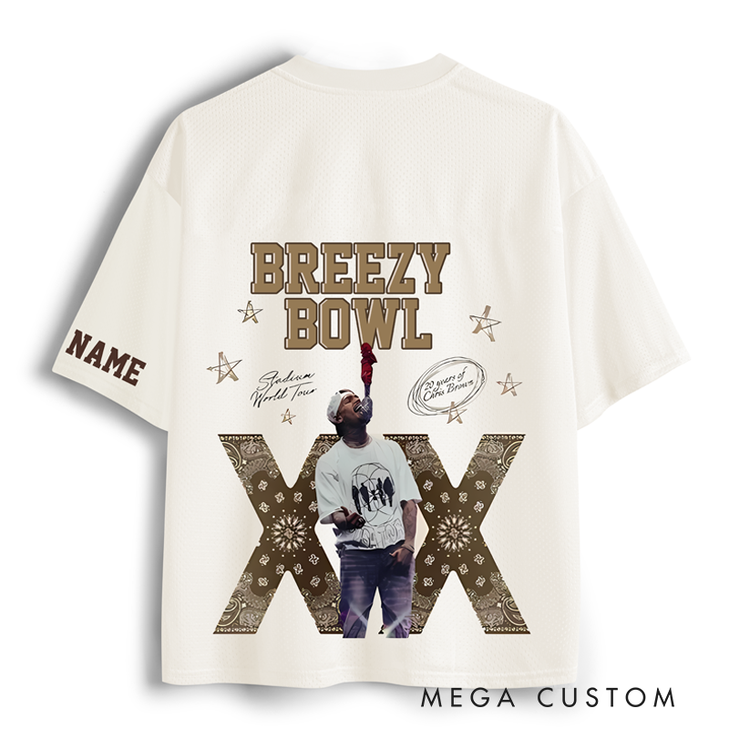 Personalized Hip Hop Music Tour Jersey Football Jersey Mesh Concert Outfit Concert Shirt Gift for Fans Country Music