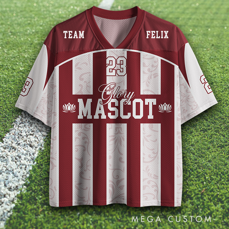 Personalized Glory Mascot Jersey Featuring Customizable Details  