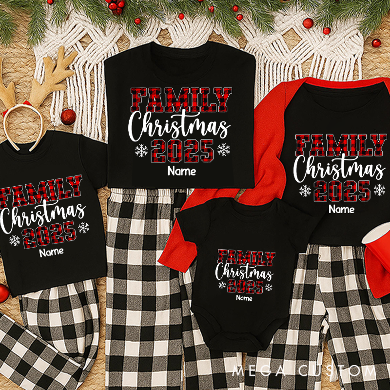 Personalized Festive Holiday with Creative and Vibrant Designs for Memorable Christmas Moments Family Theme Matching Outfit
