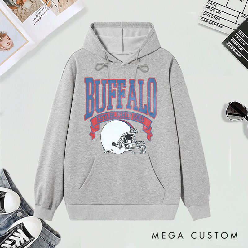 Personalized Football Team Hoodie with Custom Graphic Design