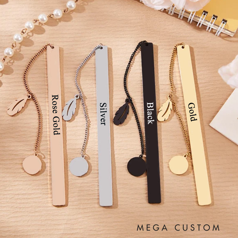 Personalized Left It in the Water Metal Bookmark for Women Men with Engraved Text and Name Christian Book Mark Religious Gift Adult Baptism Gift