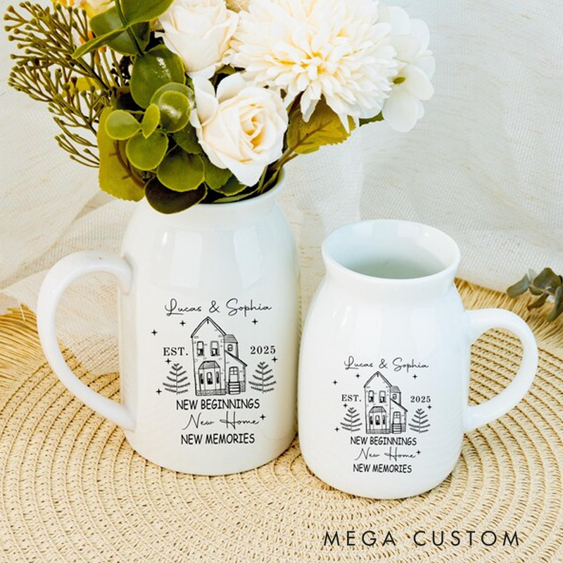 [Copy]Personalized New Home Gift Flower Vase for New Home Occasion Housewarming Gift For Couples Moving In Gift for Friend New Home Owners Gift