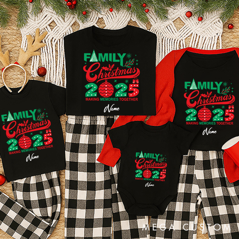 Personalized Christmas Gift Jolly and Stylish Family Matching Outfit