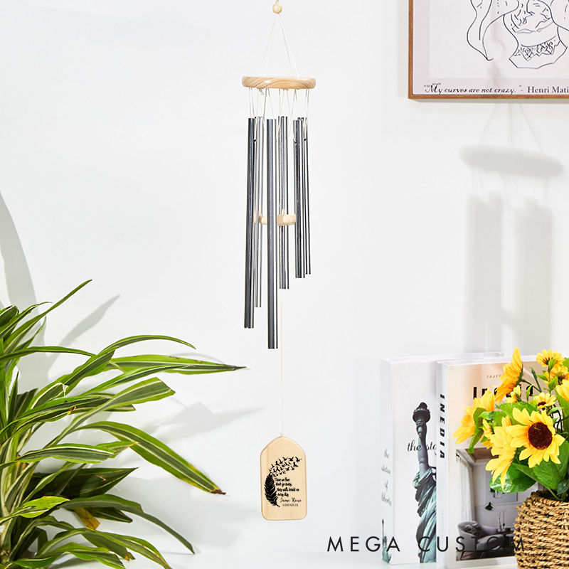 Personalized Memorial Wind Chime In Memory Sympathy Gift Custom  Loss Tribute Keepsake for Loved Ones Thoughtful Bereavement Present