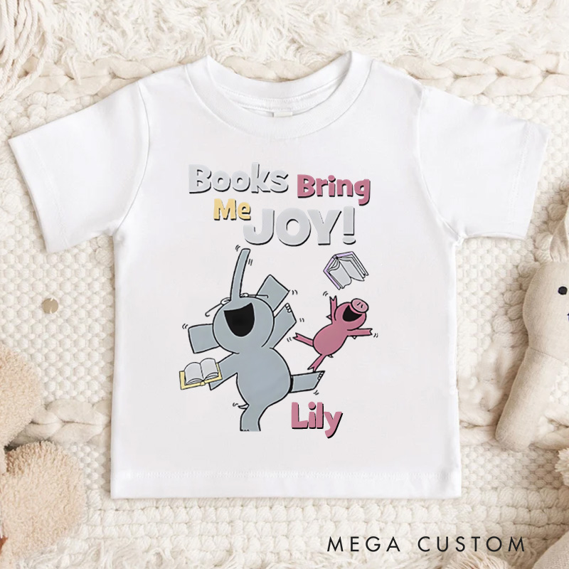 Personalized Book Comic Friend Funny Kids Cartoon Kids T-Shirt