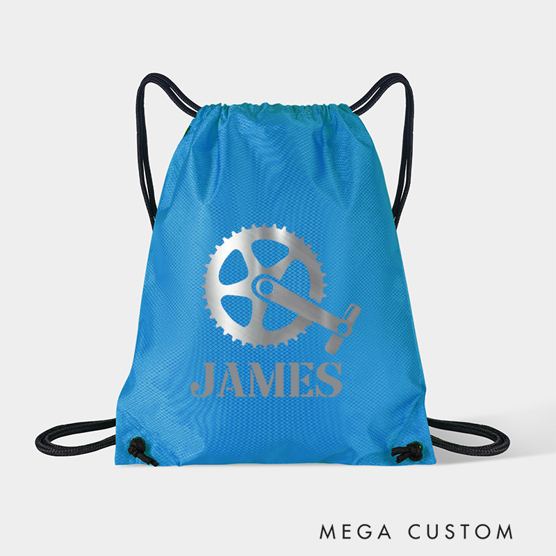 Personalized Gear Riding Drawstring Bag Team Sports Backpack Bags for Cycling Lovers