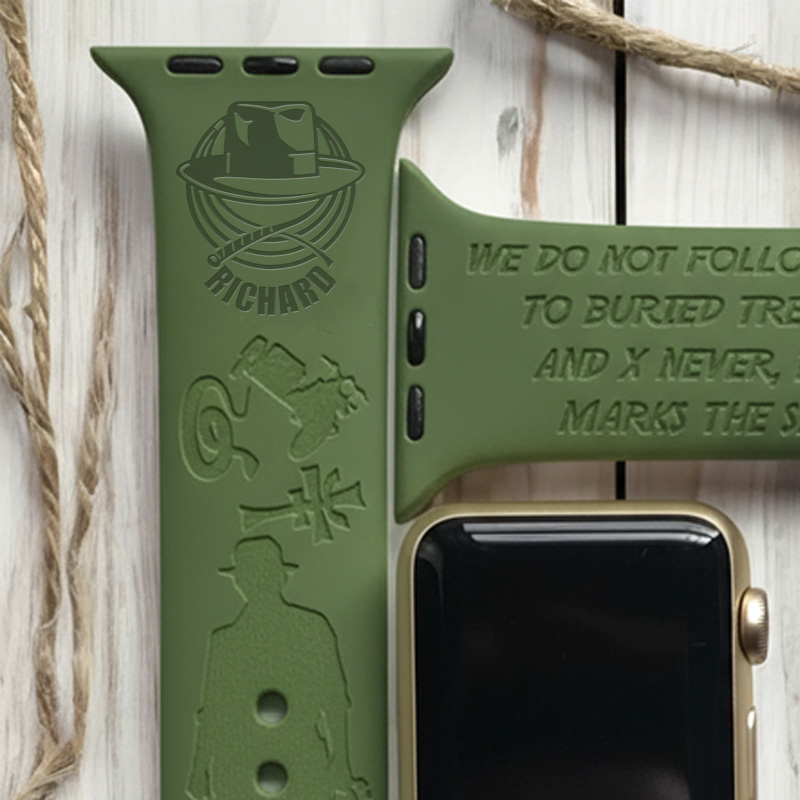 Personalized the Adventure Silicone Watch Band for Apple Watch Movie Lover Apple Watch Strap