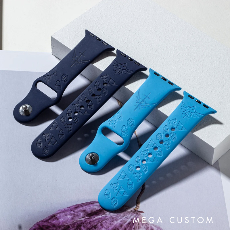 Personalized the Legend of You Silicone Watch Band for Apple Watch Game Lover Apple Watch Strap Gamer