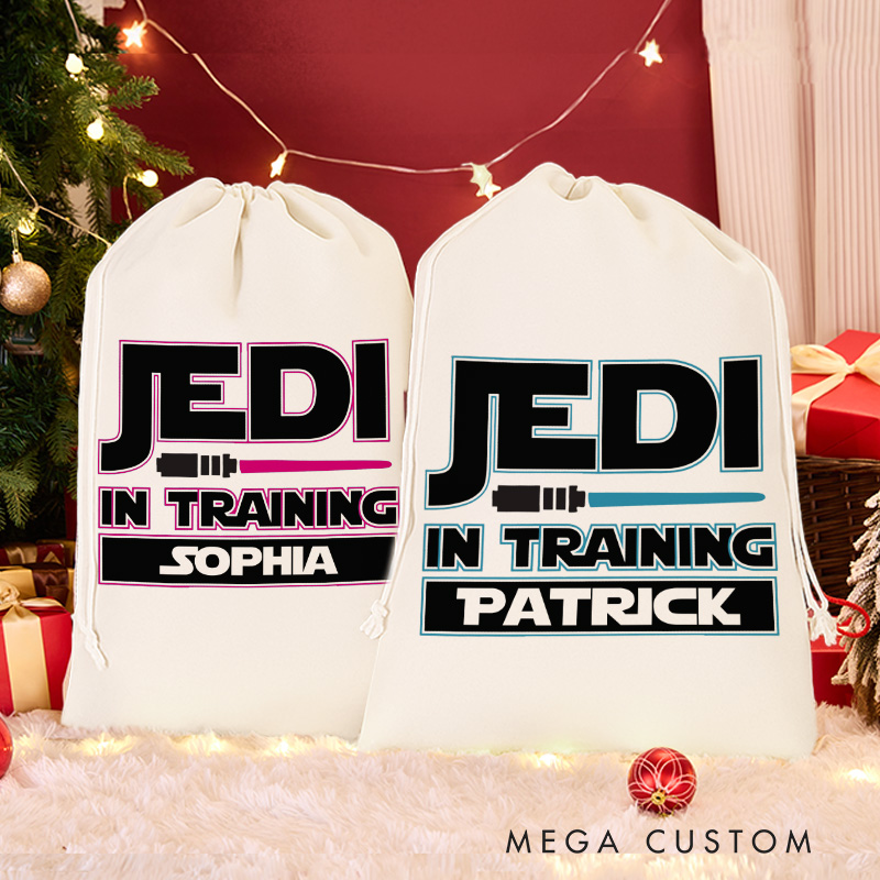Personalized Intraining Christmas Sack for Movie Lovers Santa Sack Christmas Gift Bag for Kids