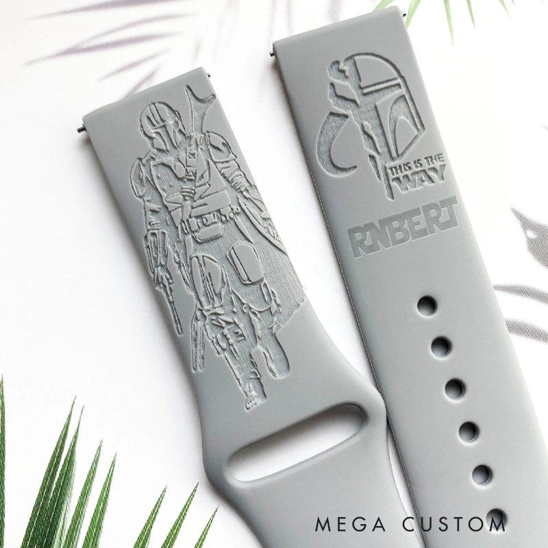 Personalized Science Fiction Enthusiasts Watch Band Engraved Watch Band Replacement Gift for Geek Nerd Gift for Him