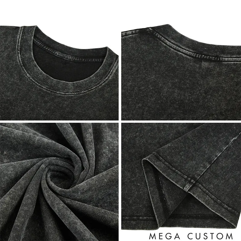 Personalized Firefighter Washed T-Shirt Firefighter's Daughter Gift for Firefighters Daughter