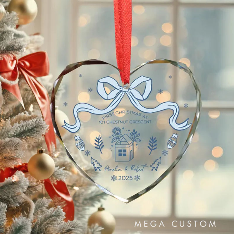 Personalized New Home Bauble New Home Christmas Ornament 2025 First Christmas in Our New Home Ornament Happy New Home Gift New Home Decor