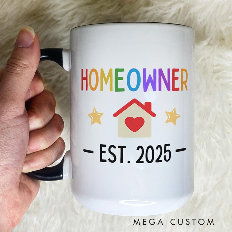 Personalized Homeowner Est Mug Funny New Home Mug Custom New Home Gift Housewarming Gift