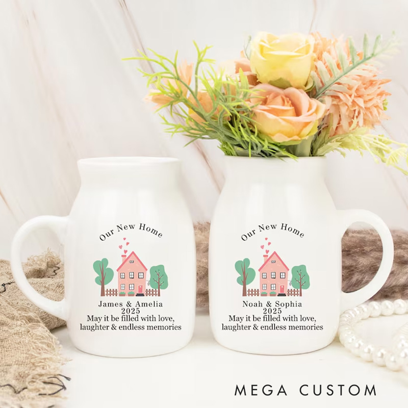 Personalized Housewarming Gifts New Home Gift Our First Home Gifts Flower Vase First House Gifts Moving In Gifts Unique Gifts