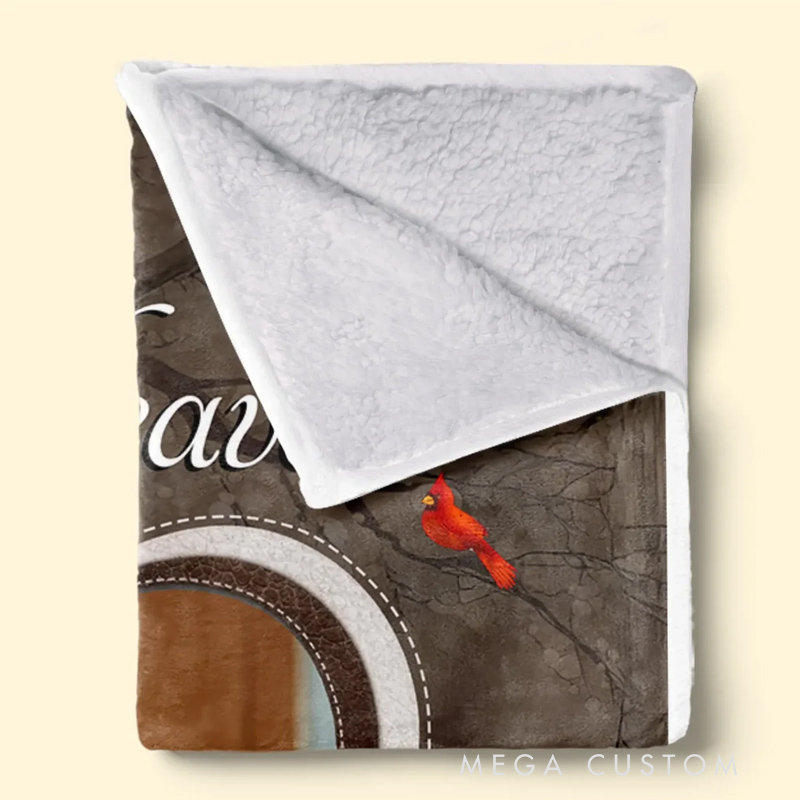 Personalized Memorial Blanket Custom Photo Blanket Forever Loved Forever Missed Sympathy Gift for Family Members