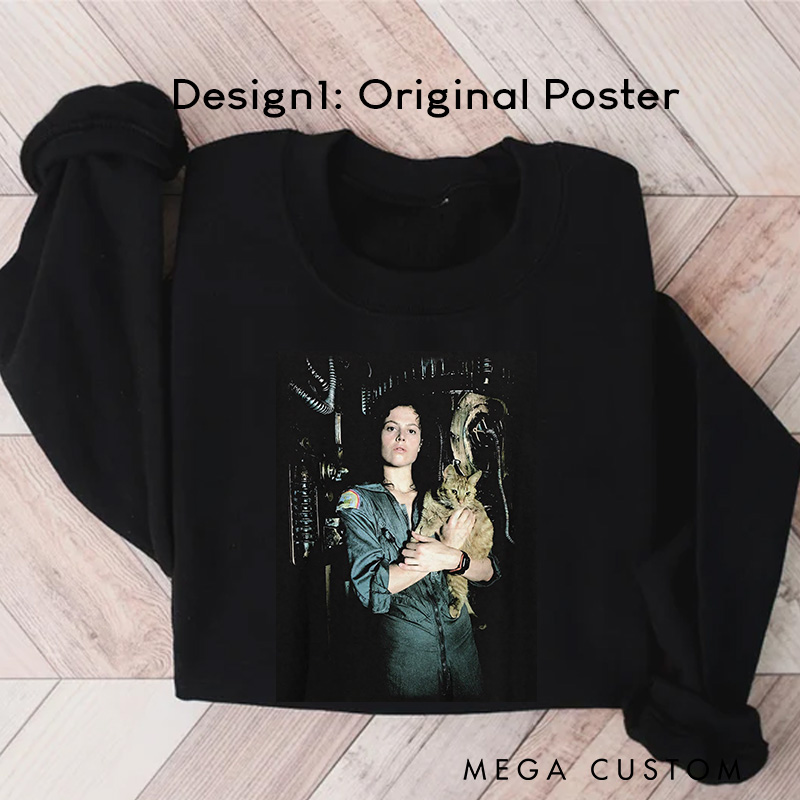 Personalized Sci-Fi Horror Movie Classic Sweatshirt Horror Film Crewneck Movie Shirt