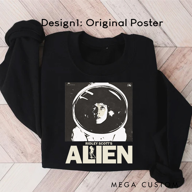 Personalized Sci-Fi Galaxy Movie Classic Sweatshirt Horror Film Crewneck Movie Shirt