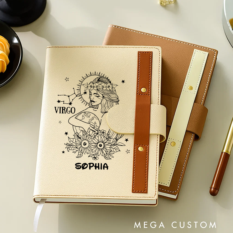 Personalized Astrology Zodiac Journal Astrology Diary Journal With Name Birthday Astrology Gifts